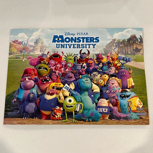 Disney Pixar 2013 Monsters University Lithograph Set Exclusive - Picture 2 of 15